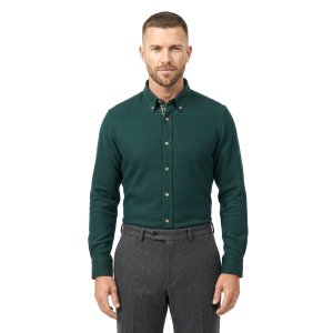 Camicia flanella di cotone  slim fit