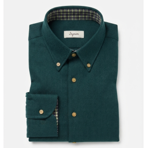 Camicia flanella di cotone  slim fit