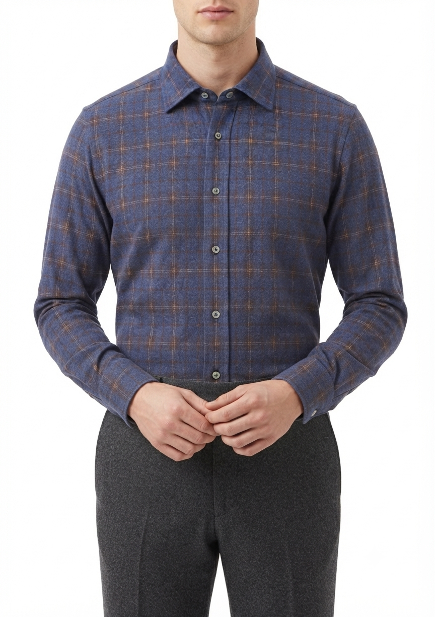 Camicia flanella di cotone Ingram