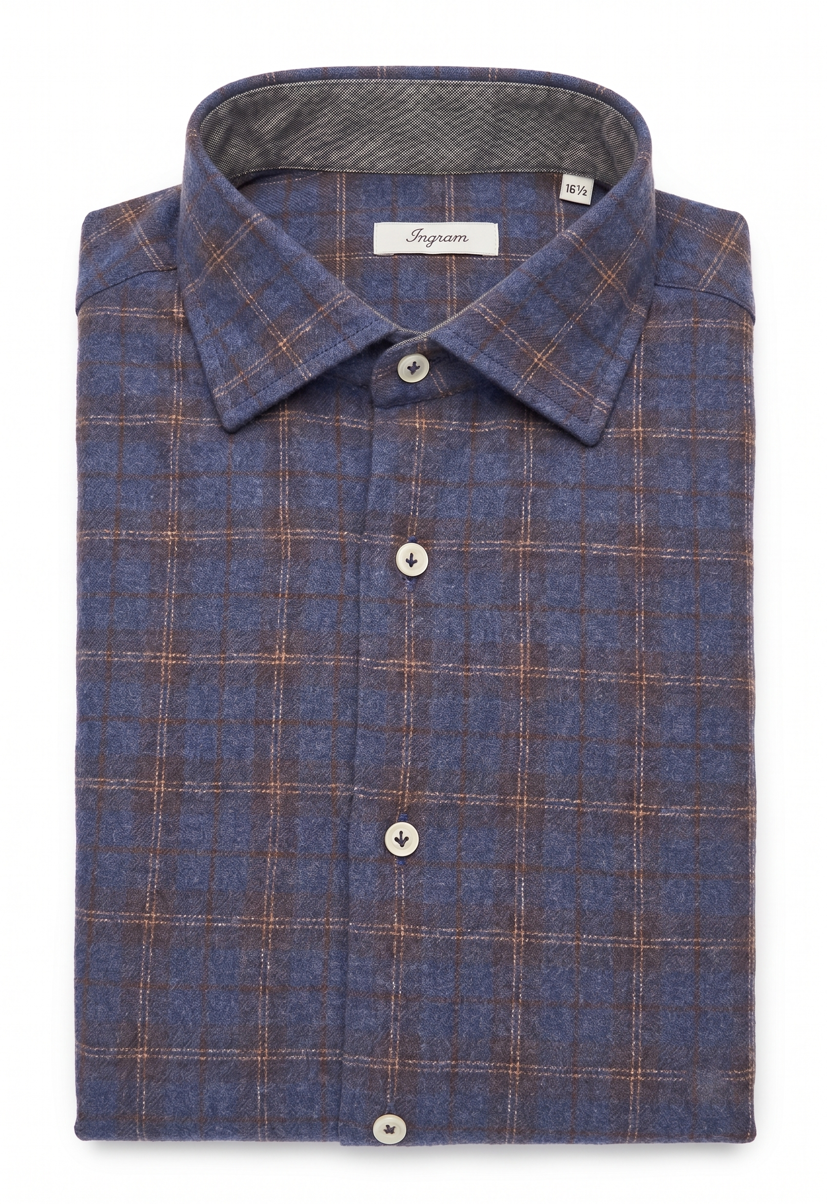 Camicia flanella di cotone Ingram