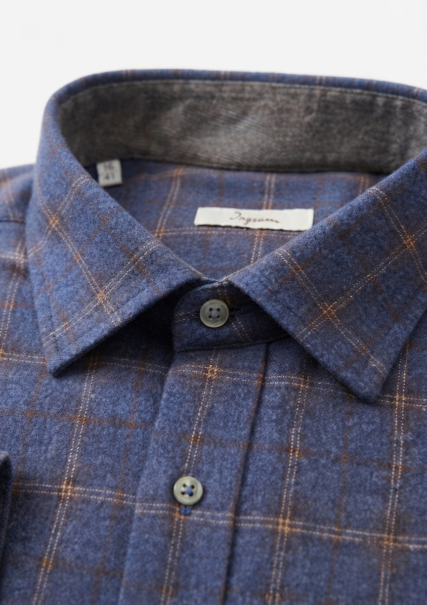 Camicia flanella di cotone Ingram