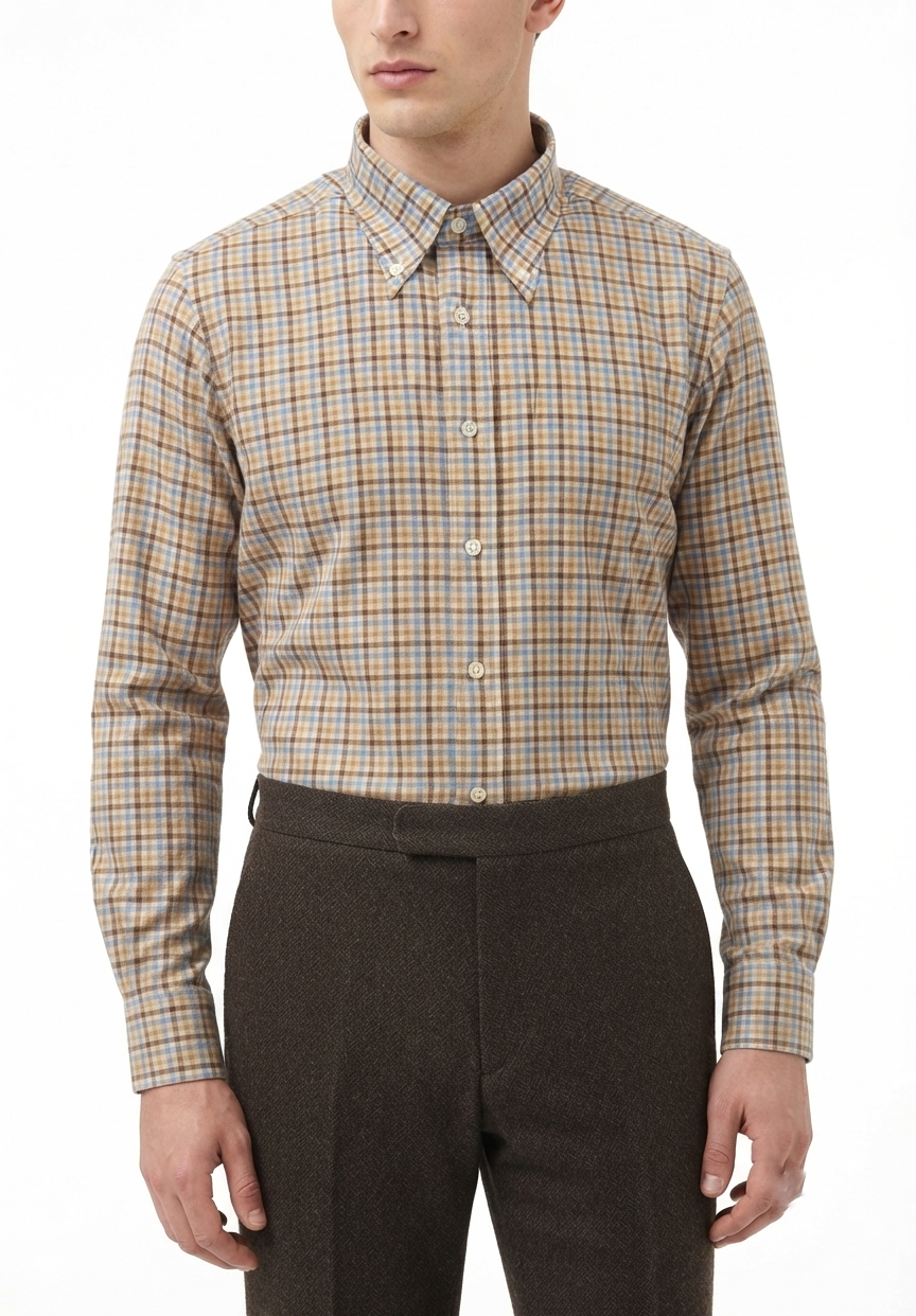 Camicia flanella di cotone Ingram
