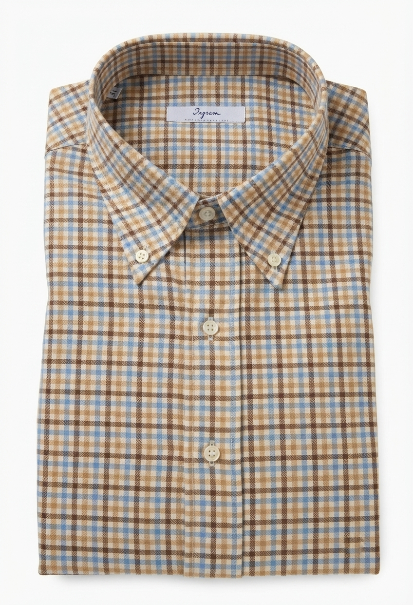 Camicia flanella di cotone Ingram