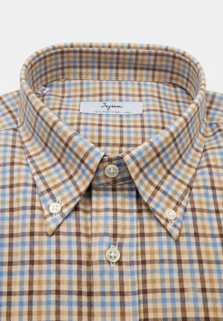 Camicia flanella di cotone Ingram