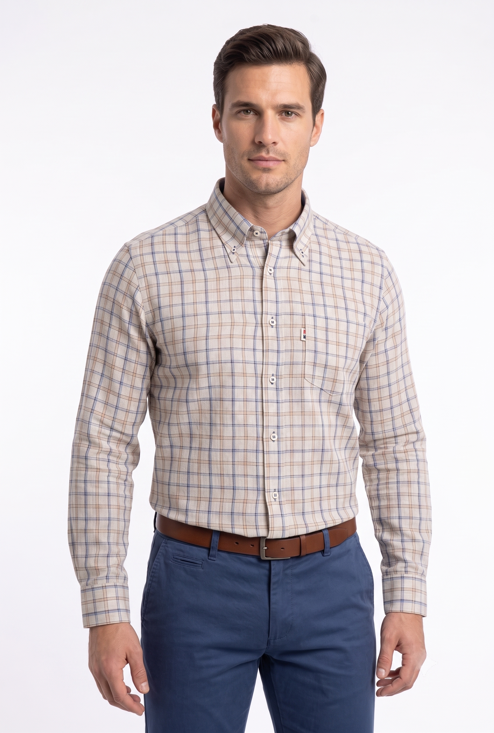 camicia-flanella-regular-01 Camicia flanella di cotone Webb & Scott