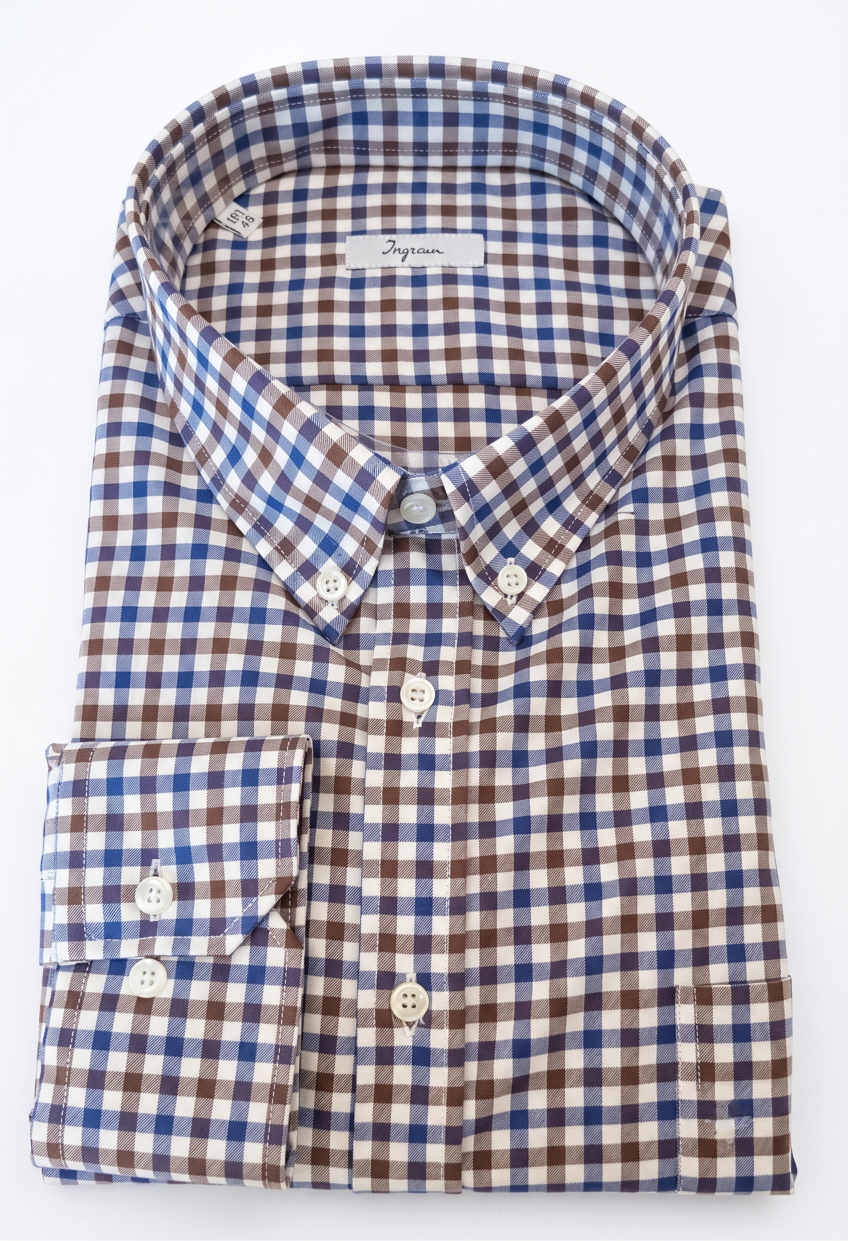 Camicia flanella leggera di cotone Ingram
