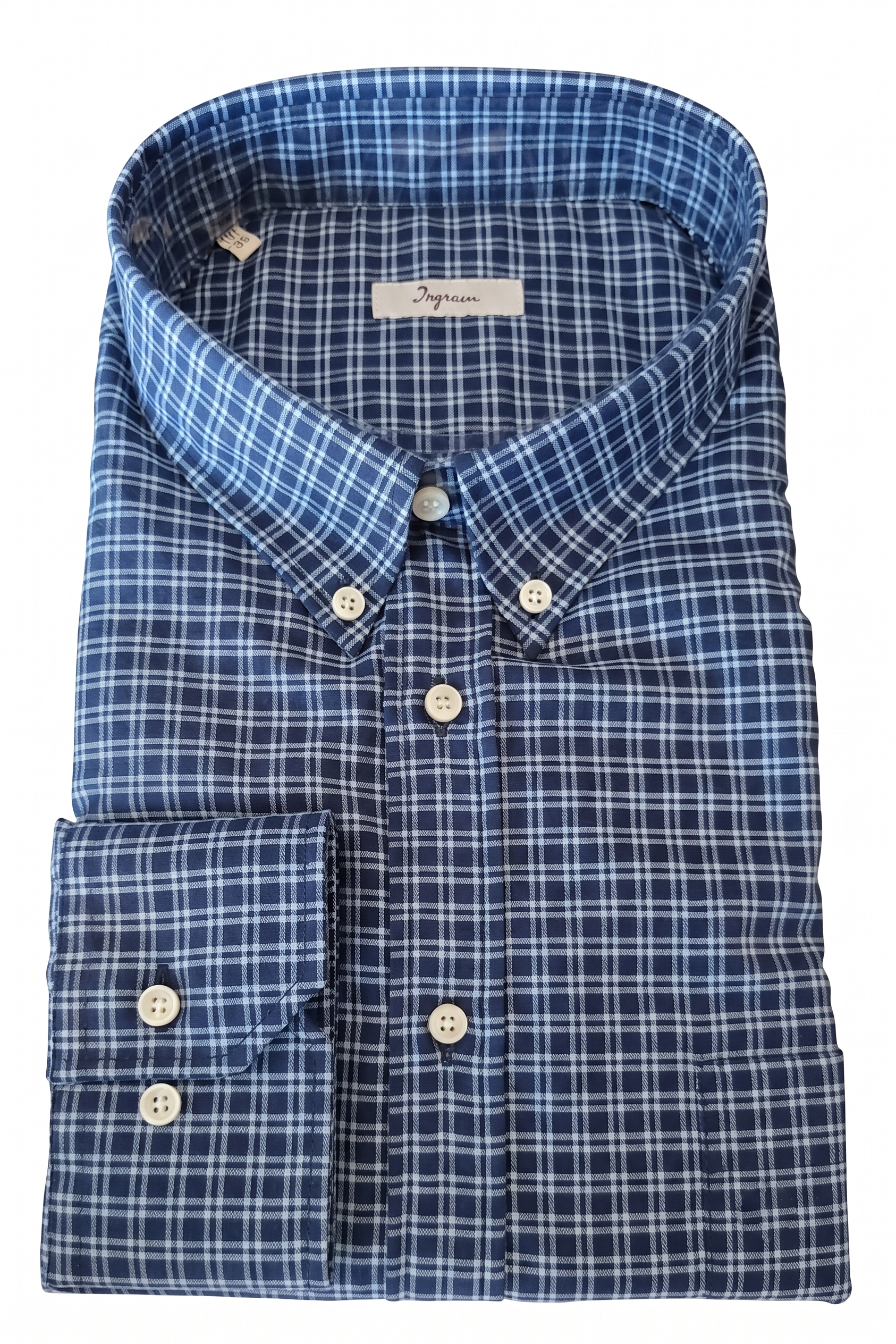 Camicia flanella leggera di cotone Ingram