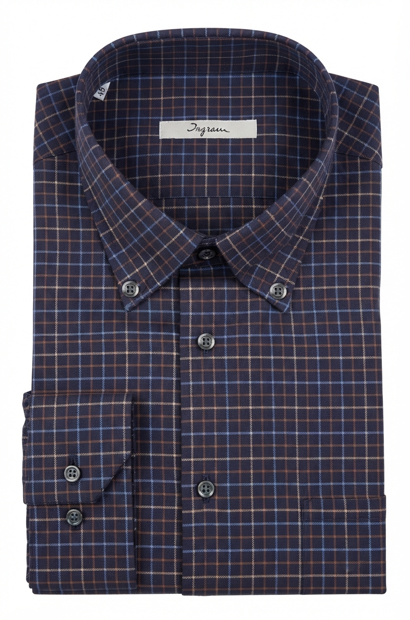 Camicia flanella di cotone Ingram