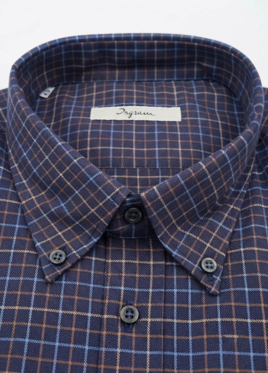 Camicia flanella di cotone Ingram