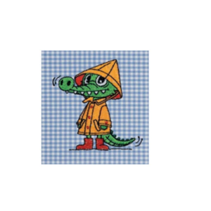 Grembiule asilo bambino coccodrillo