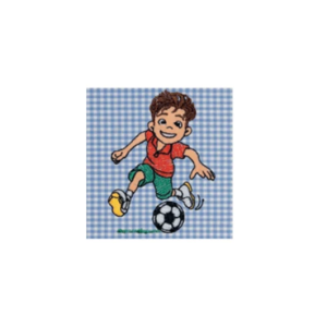 Grembiule asilo bambino calciatore