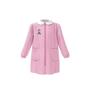 Grembiule asilo bambina  rosa