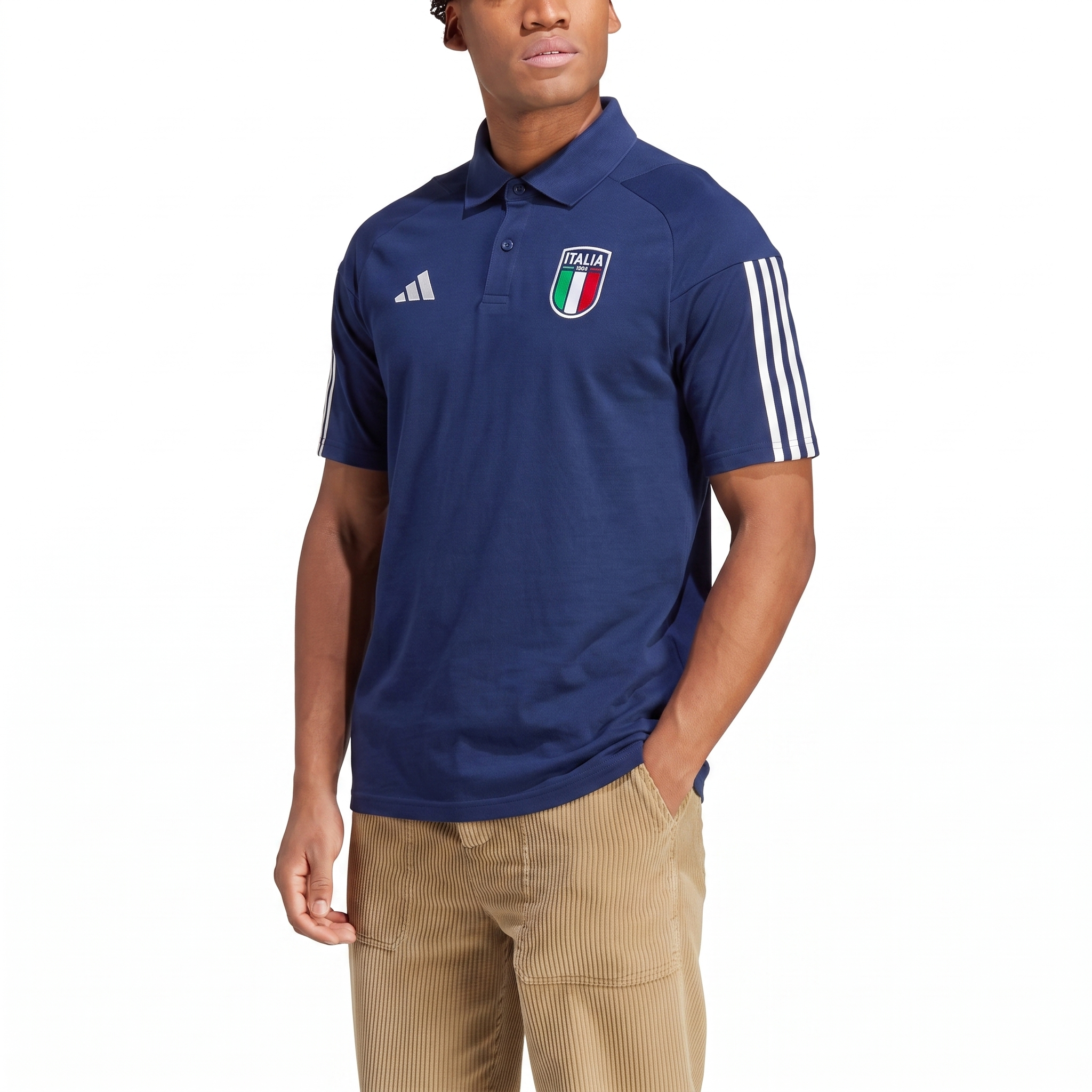 polo-adidas-uomo-01 Polo Adidas nazionale Italiana Figc