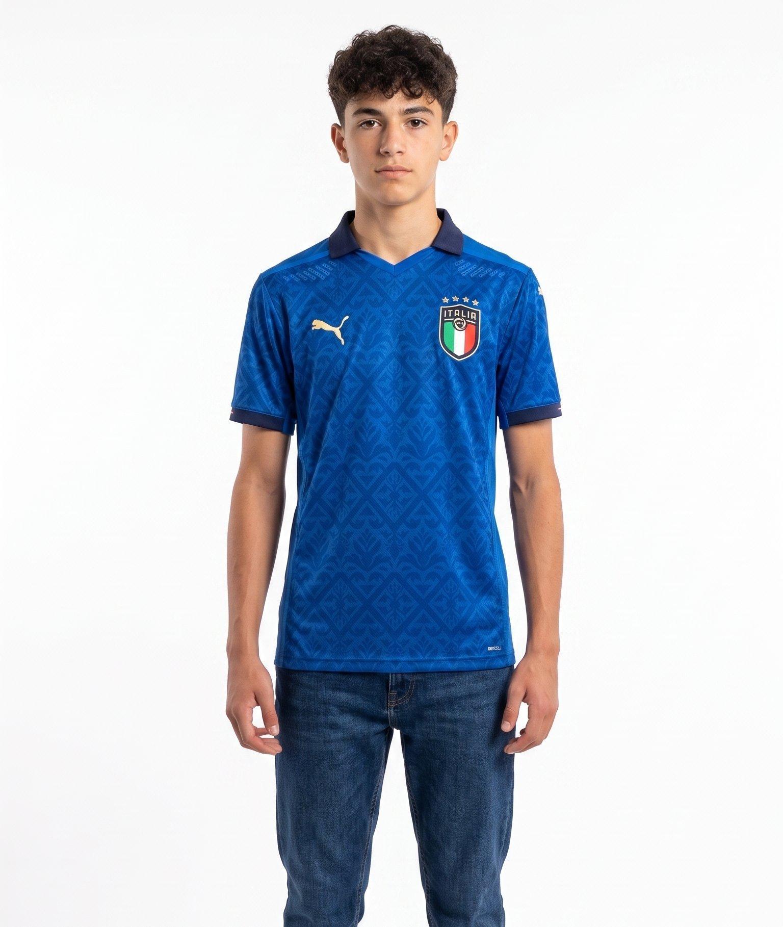 T-shirt sportiva Puma nazionale Italiana FIGC junior