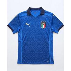T-shirt sportiva junior  figc blu