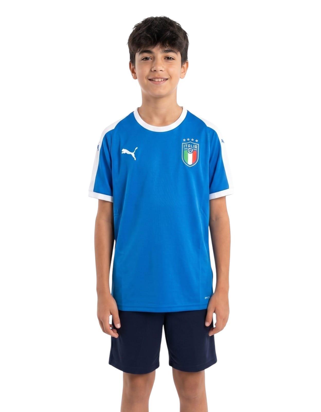 t-shirt-italia-junior-01 T-shirt junior Puma nazionale Italiana FIGC