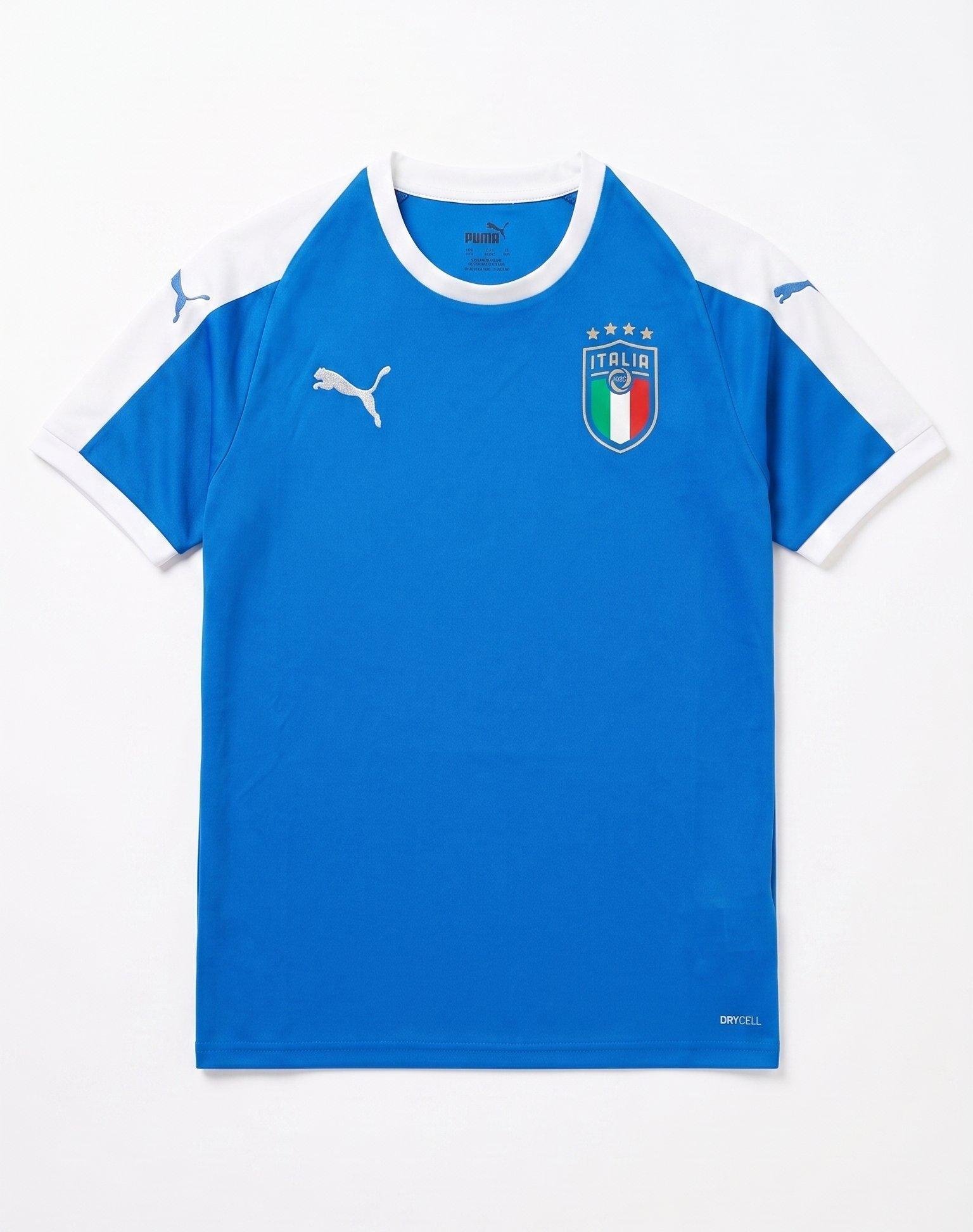 t-shirt-italia-junior-02 T-shirt junior Puma nazionale Italiana FIGC
