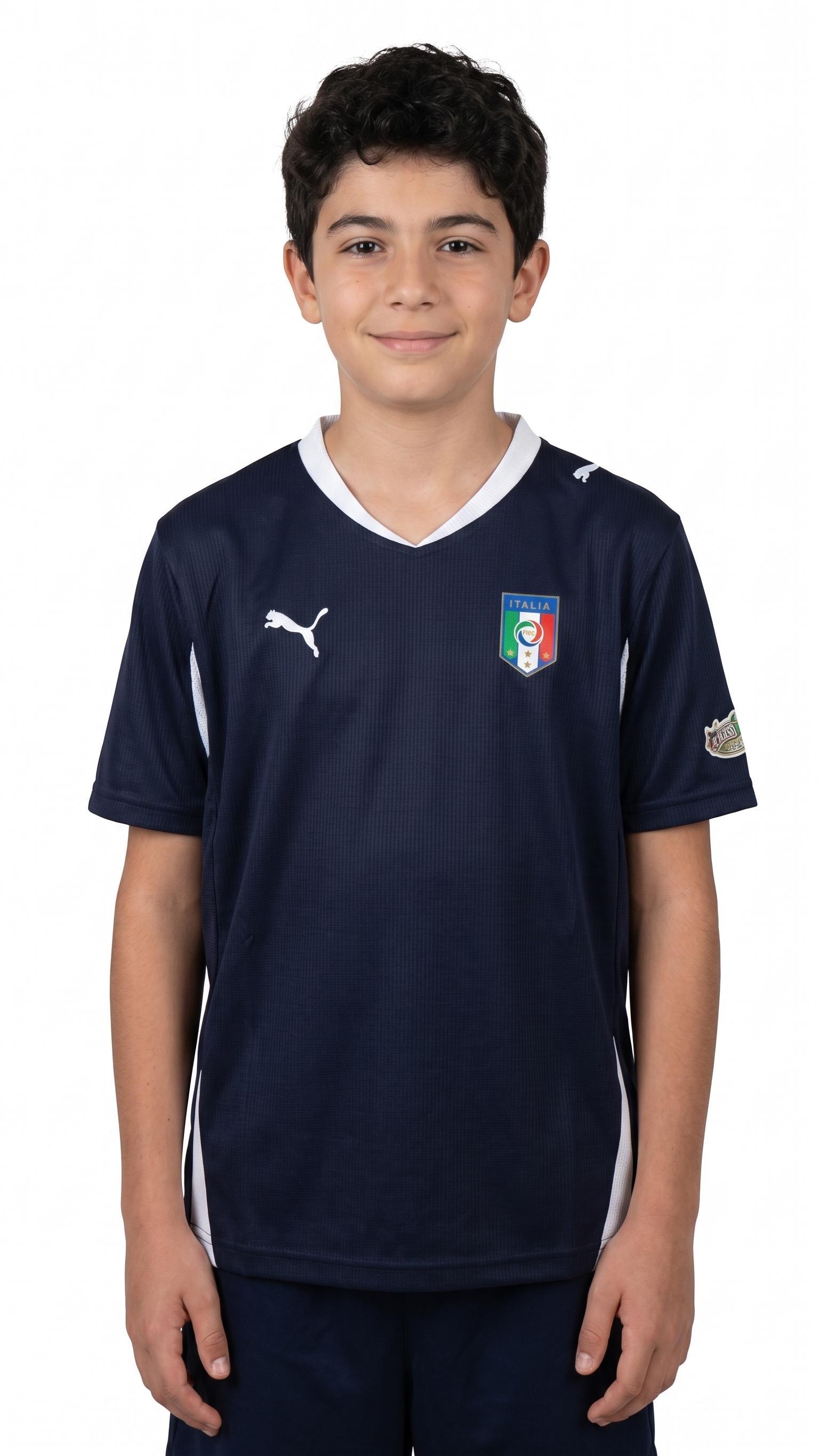 t-shirt-junior-puma-01 T-shirt sportiva Puma nazionale Italiana FIGC