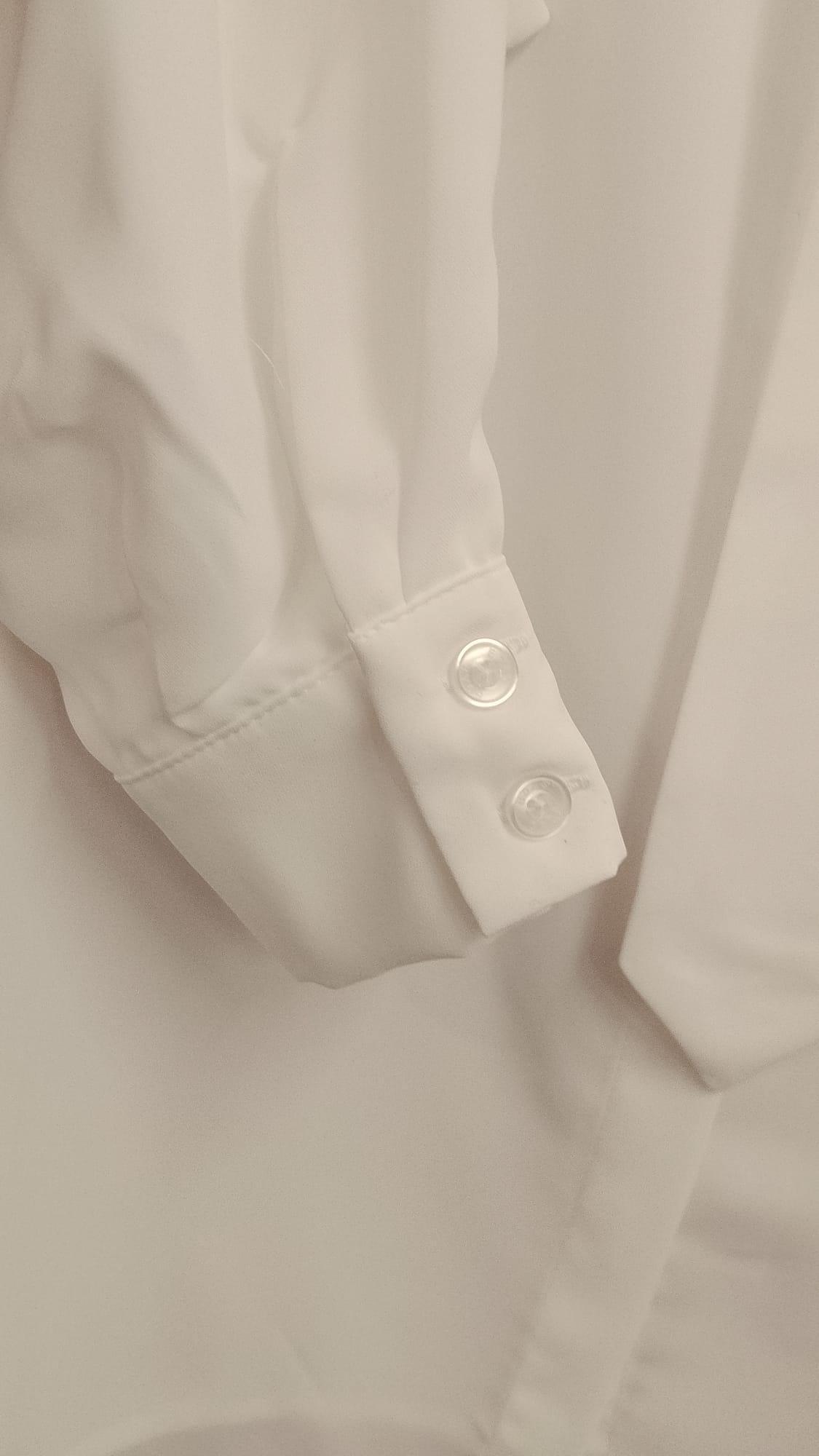 edas camicia raso con strass collo + cravatta bianco - foto 4 edas camicia raso con strass collo + cravatta bianco - foto 4
