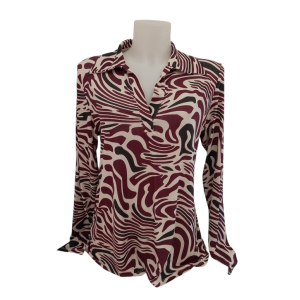 Polo sonno jersey fantasia onde