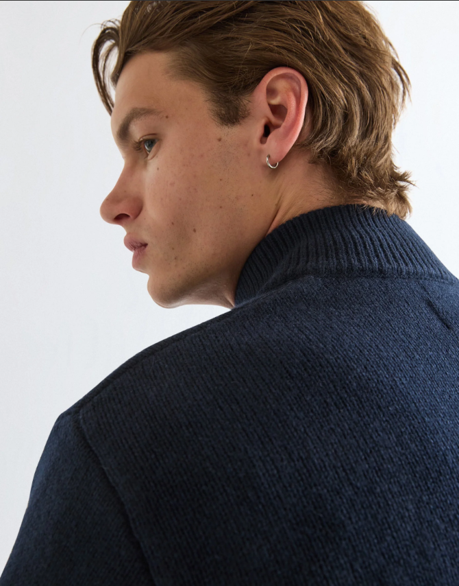 maglione-uomo-mezza-zip-lana-blu-05 Maglione uomo mezza zip lana Blu