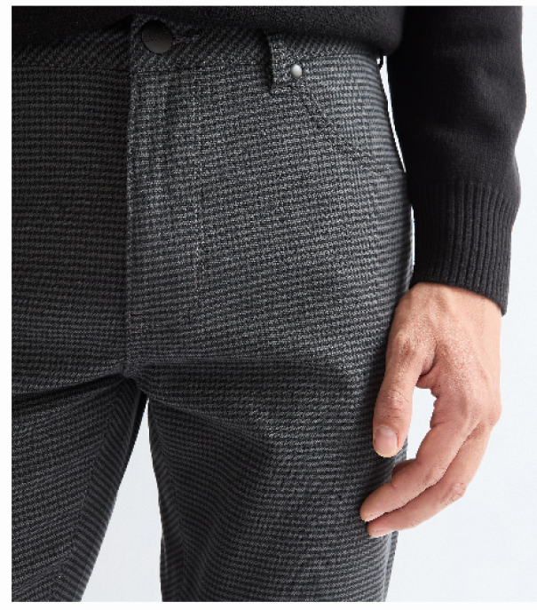 jeans-redford-cotone-pie-de-poule-grigio-04 Jeans REDFORD cotone pie de poule Grigio