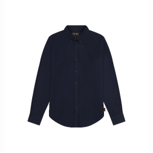 Camicia oxford ml con bottoncini blu