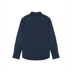 Camicia oxford ml con bottoncini blu