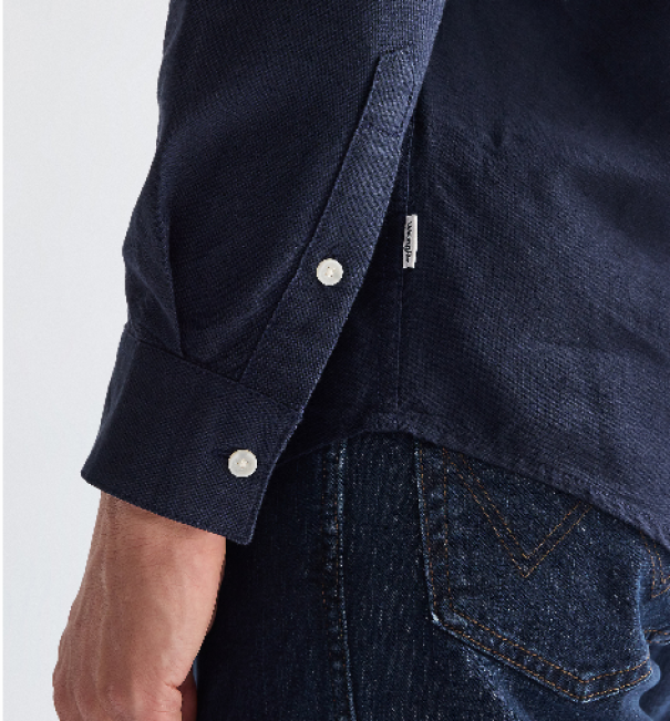 camicia-oxford-ml-con-bottoncini-blu-05 Camicia oxford ml con bottoncini Blu