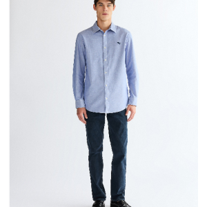 Camicia oxford colleto morbido celeste