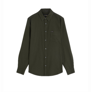 Camicia uomo spigata 1 taschino verde