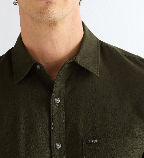 camicia-uomo-spigata-1-taschino-verde-04 Camicia uomo spigata 1 taschino Verde