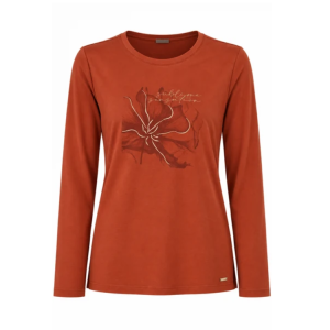T-shirt ml donna "sublime sensation"  coccio