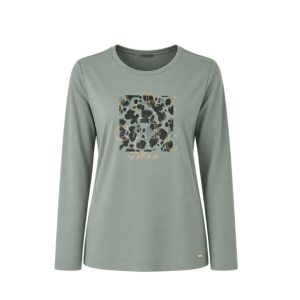 T-shirt manica lunga very chic salvia
