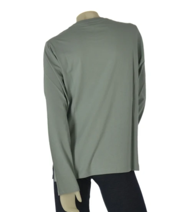 T-shirt manica lunga VERY CHIC Salvia